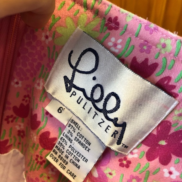 LILLY PULITZER DRESS VINTAGE SIZE 6 - Picture 2 of 3